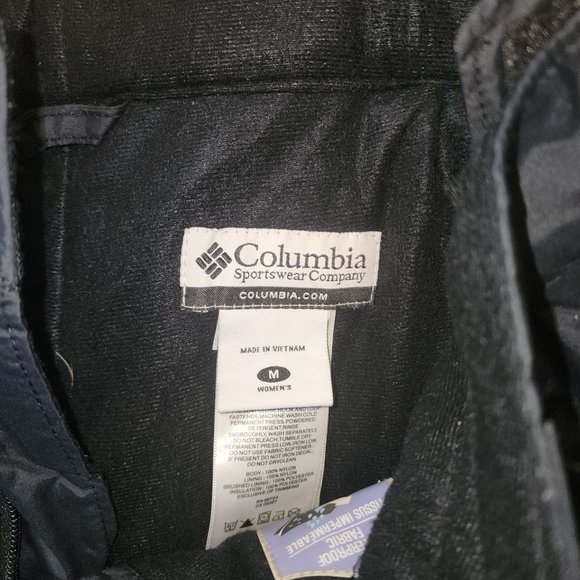 Columbia Highly water resistance Snow pants Black Womens size M - Picture 5 of 6